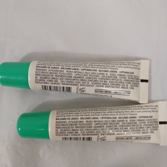 L'Occitane Limited Edition Shea Sparkling leaves Lip Balm 12ML X 2 NEW - Picture 3 of 4